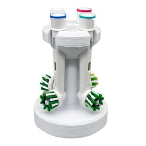 HOYT DESIGN for Oral-B Countertop Electric Toothbrush Replacement Brush Head Holder Organizer Stand