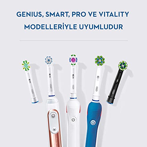 Oral-B CrossAction Toothbrush Head with CleanMaximiser Technology, Pack of 6 Counts, 33 g