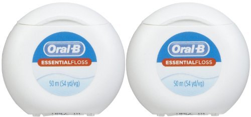 Oral B Essential Floss - 50 m - 2 pk
