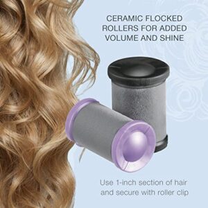 Conair Jumbo and Super Jumbo Ceramic Hot Rollers, Bonus Super Clips Included (Amazon Exclusive)