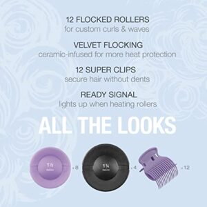 Conair Jumbo and Super Jumbo Ceramic Hot Rollers, Bonus Super Clips Included (Amazon Exclusive)