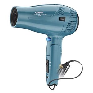 conair hair dryer with folding handle and retractable cord, 1875w travel hair dryer, conair blow dryer