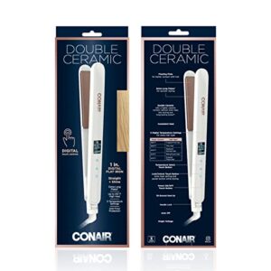 Conair Double Ceramic Flat Iron, 1-inch Digital Flat Iron