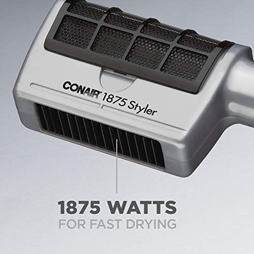 Conair 3-in-1 Styling Hair Dryer, 1875W Hair Dryer with 3 Attachments