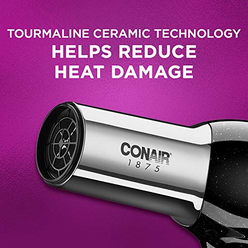 Conair Hair Dryer, 1875W Full Size Hair Dryer with Ionic Conditioning, Blow Dryer