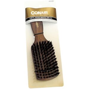 conair 95126 dark wood club hair brush