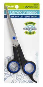 conair diamond sharpened barber’s shear, 6 1/2-inch (pack of 3)