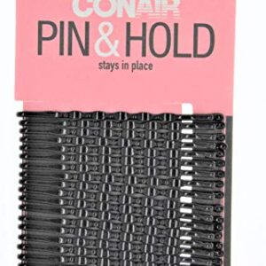 Conair Styling Essentials Firm Hold Bobby Pins 18 ea, Black, Pack of 1