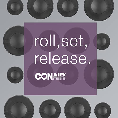 INFINITIPRO By Conair Instant Heat Ceramic Flocked Rollers, Multi-Size, 20 Count