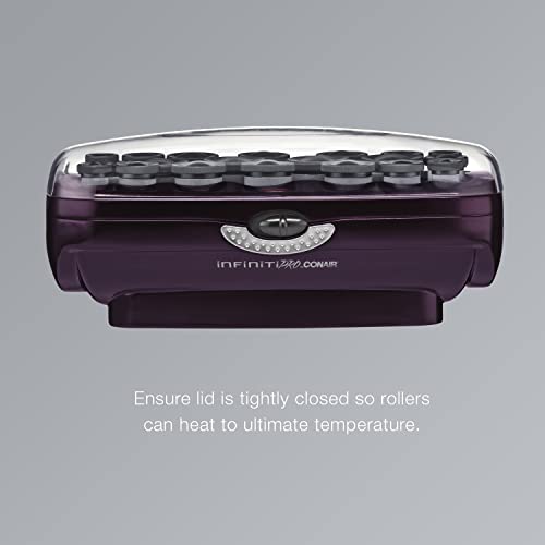 INFINITIPRO By Conair Instant Heat Ceramic Flocked Rollers, Multi-Size, 20 Count