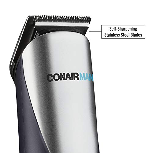 ConairMAN Cordless Lithium Ion Powered All-in-1 Beard & Body Trimmer for Men