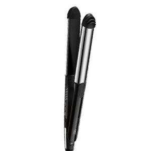 infinitipro by conair 2-in-1 styler; curl or straighten with 1 tool; 1-inch; black