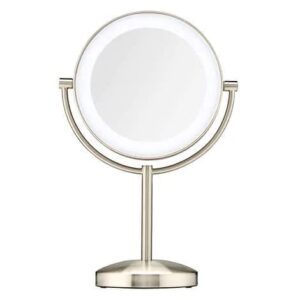 conair reflections led lighted mirror, double-sided with 1x 10x magnification