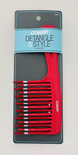 Conair Styling Essentials Style & Detangle Comb 1 ea (Pack of 3)