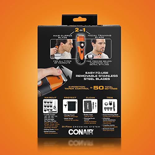 Conair The Chopper 24-piece Hair Clipper and Beard / Mustache Trimmer