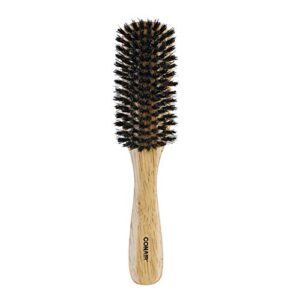 conair wood flair brush with mixed boar bristles (pack of 3)