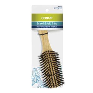 Conair Wood Flair Brush with Mixed Boar Bristles (Pack of 3)