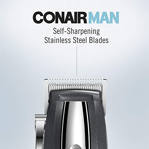 ConairMAN Cordless Lithium Ion Powered 20-piece Hair Clipper