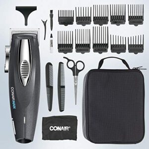 ConairMAN Cordless Lithium Ion Powered 20-piece Hair Clipper