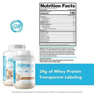 NutraOne ProteinOne Whey Protein Promote Recovery and Build Muscle with a Protein Shake Powder for Men & Women (Caramel Cookie Crunch, 2 LB)