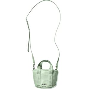 victoria’s secret pink mini bucket crossbody bag color green new