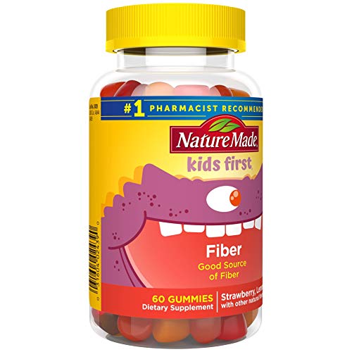 Nature Made Kids First Fiber Gummies, 60 Count for Digestive Health