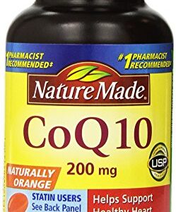 Nature Made CoQ10 Coenzyme Q10 200 mg - 2 Bottles, 140 Softgels Each