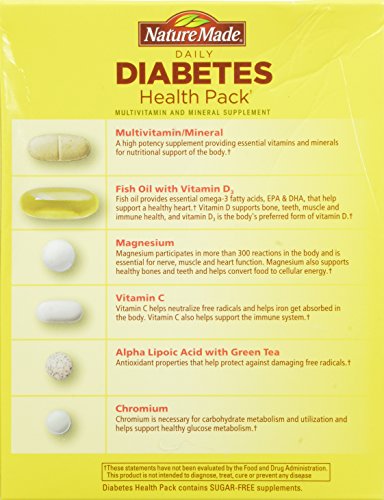 Nature Made Diabetes Health Pack, 30-Count