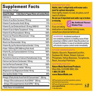 Prenatal Vitamin + DHA Softgel with Folic Acid, Iodine and Zinc, 90 Count