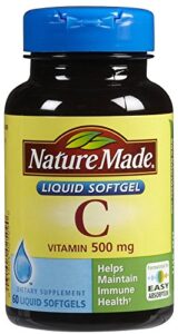nature made vitamin c 500 mg softgels, 60-count