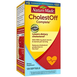 cholestoff complete softgels, 120 count for heart health