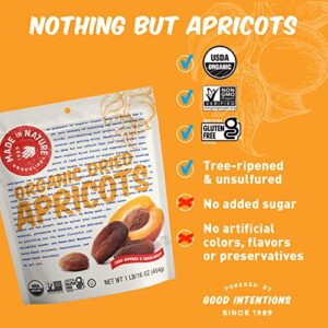 Made In Nature Organic Dried Apricots 16 Oz (Pack of 1) - Non-GMO Vegan Dried Fruit Snack