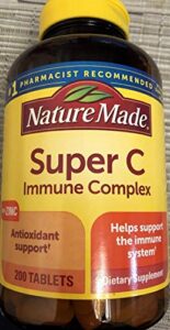 nature made super c immune complex 900 mg 200 tablets