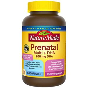 nature made prenatal + dha 200 mg softgels (.150 count)