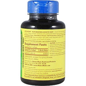 Vit E 1000 IU DI-Alpha - 60 softgels,(Nature Made)