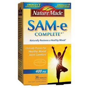 nature’s made sam-e complete 400-mg 36 tablets (2 pack)