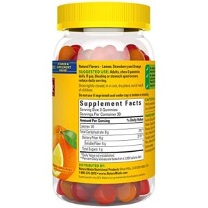 Nature Made Fiber 6 g, Dietary Supplement for Digestive Health Support, 90 Fiber Gummies, 30 Day Supply