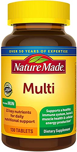 Nature Made Multi Complete Tablets - 130 ct, Pack of 2