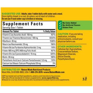 Nature Made Super B Complex Tablets, 140 Count (Pack of 3)