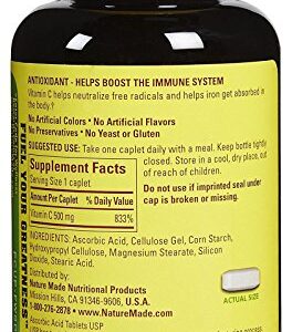 Nature Made Vitamin C 500 mg 500 count Caplets