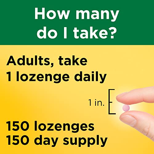 Nature Made Vitamin B12 Sublingual, Easy to Take, 1000 mcg for Energy Metabolism Support, 150 Sugar Free Micro-Lozenges, 150 Day Supply