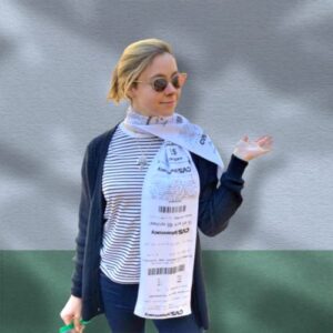 CVS Receipt Scarf, Double Sided, Hilarious 100% Fleece Scarf. Looks Like a Real CVS Receipt