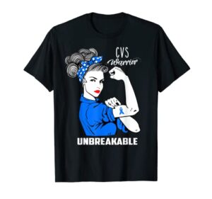 cvs awareness t-shirt unbreakabe warrior gift shirt