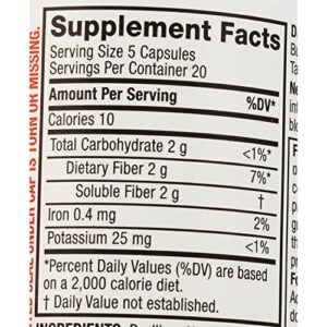 CVS Health Natural Daily Fiber Capsules (100 Capsules)