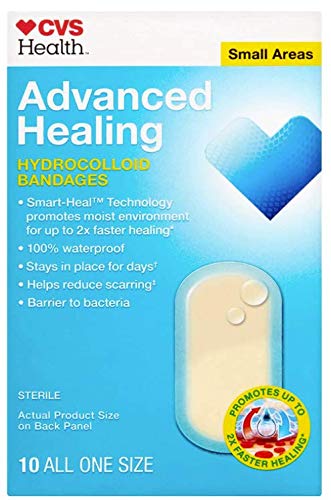 CVS Health Advanced Healing Hydrocolloid Bandages (Small Areas, 2 Pack)
