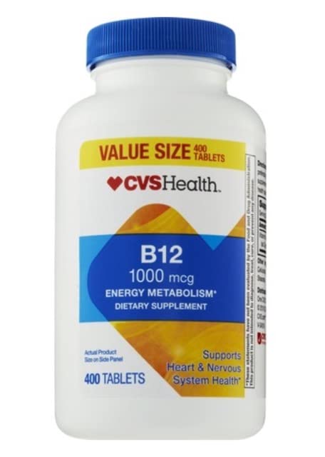 CVS Health Vitamin B12 Tablets 1000mcg 400 CT