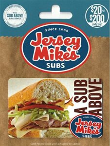 jersey mike’s gift card