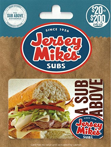 Jersey Mike's Gift Card