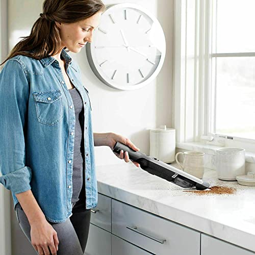 Shark WANDVAC WV200 Cordless Hand Vacuum Handheld Portable,Vacuum High Power, A Mini Vacuum for Pet/car or Truck That is Compact, Lightweight Cordless with Rechargeable Battery,Gray (Renewed)