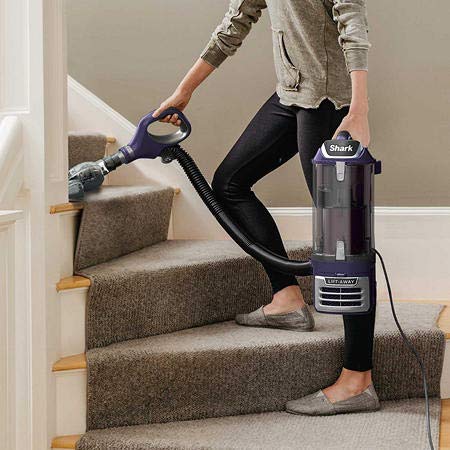 Shark Rotator Lift-Away DuoClean Pro Upright Vacuum with Self-Cleaning Brushroll ZU785 Purple